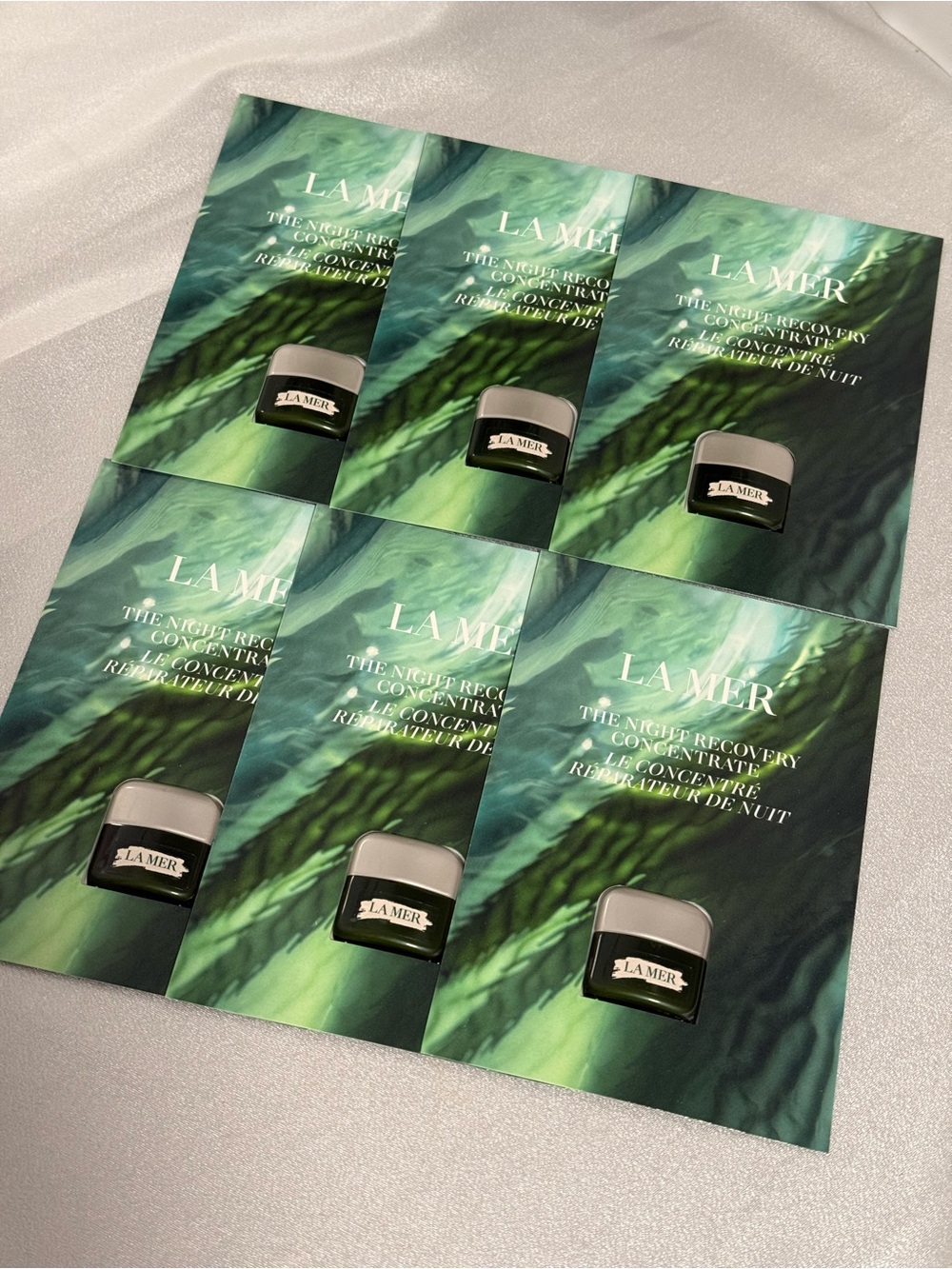 6X3ml La Mer the night recovery concentrate new in card